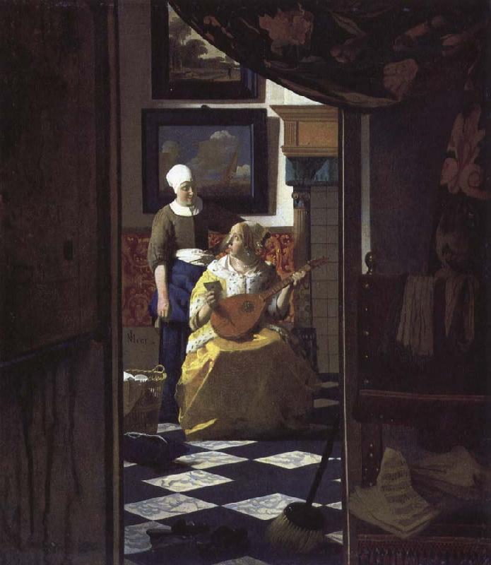 Jan Vermeer letter